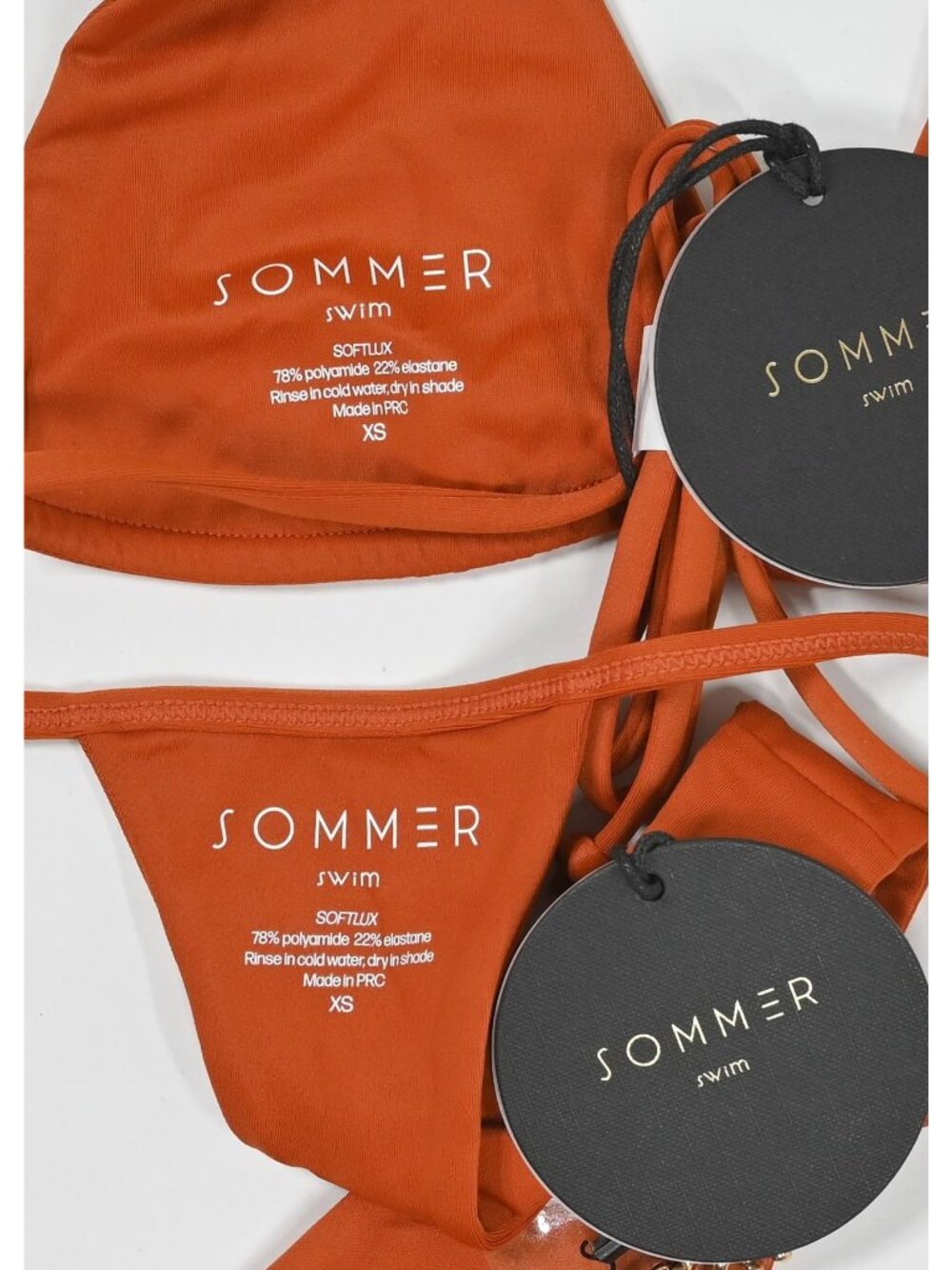 Sommer Swim Baia Top & Roma Bottoms Bikini Set in Umber - Picture 3 of 3